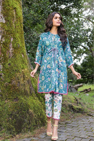 2 PC Printed Lawn Suit SSF63A Spring Summer Lawn Collection