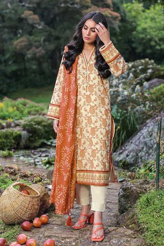 3 PC Printed Lawn Suit SSF77A Spring Summer Lawn Collection