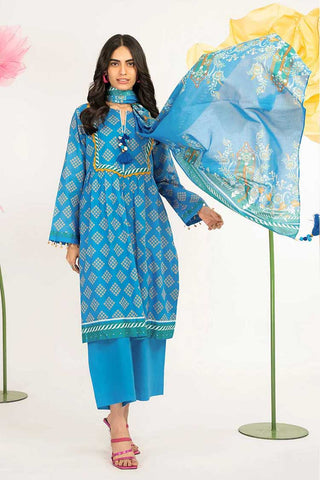 3 PC Printed Lawn Suit SSF9B Spring Summer Lawn Collection