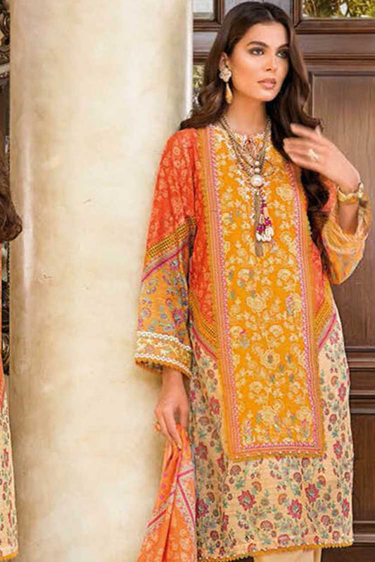 Picture of Gul Ahmed - 3 PC Embroidered Paper Cotton Suit SSM32004 Summer Premium Lawn Collection - Available at Raja Sahib