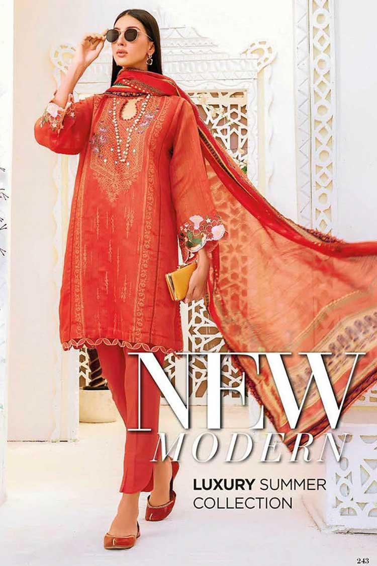 Picture of Gul Ahmed - 3 PC Embroidered Paper Cotton Suit ST32002 Summer Premium Lawn Collection - Available at Raja Sahib