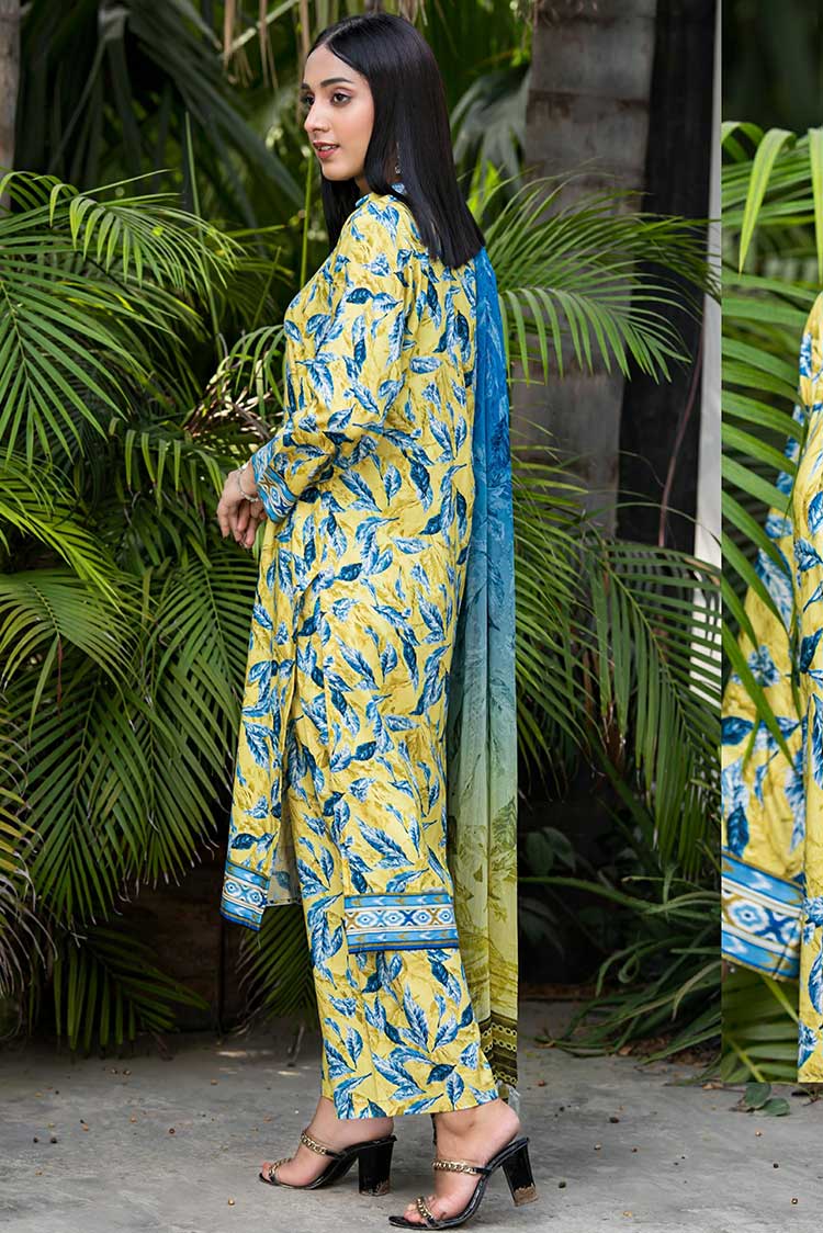 Picture of Qalamkar - AN 08 Aangan Prints Fall Winter Linen Collection Vol 1 - Available at Raja Sahib