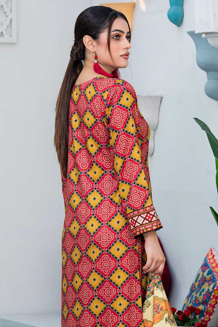 Picture of Qalamkar - AN 01 AangAN Prints Fall Winter Linen Collection Vol 2 - Available at Raja Sahib