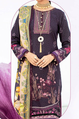 Lala - LW 0032 Blossom Embroidered Slub Linen Collection