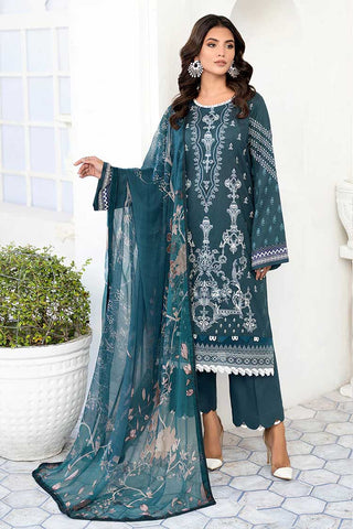 L 608 Mashaal Luxury Lawn Collection Vol 6