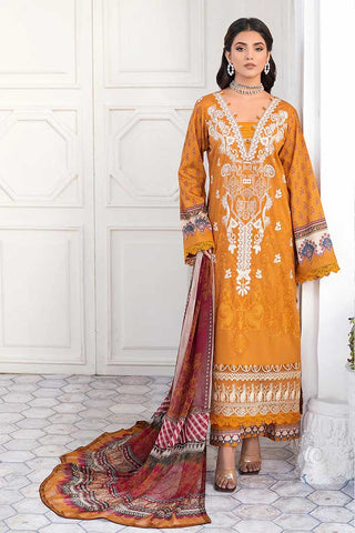 L 609 Mashaal Luxury Lawn Collection Vol 6