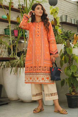 07 Cinamon Tunic Embroidered Lawn Kurti Collection