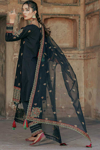 Aayra - D 07 Obsidian Black Bahar e Nau Luxury Eid Lawn Collection