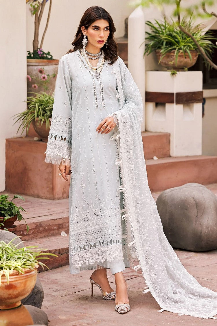 Picture of Motifz - 3981 Naz Schiffli Luxury Lawn Collection - Available at Raja Sahib