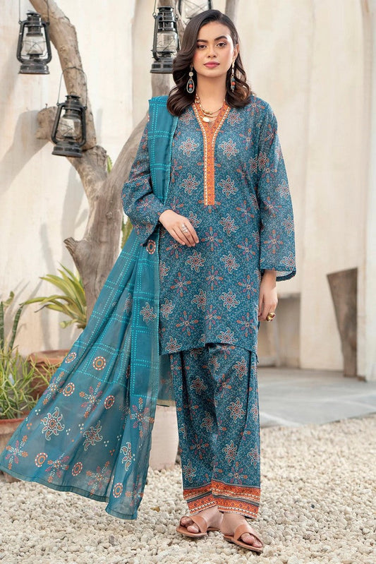 Picture of Motifz - Design 4143 Rang Digital Printed Lawn Unstitched Collection - Available at Raja Sahib