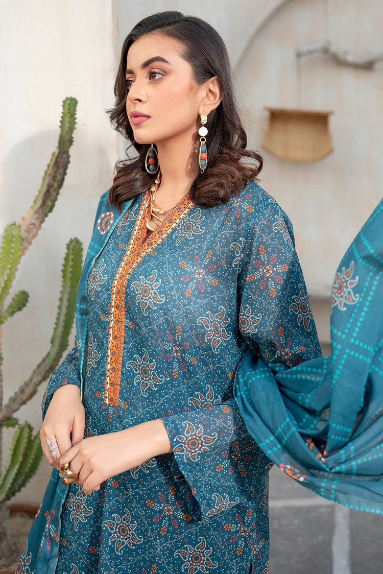 Picture of Motifz - Design 4143 Rang Digital Printed Lawn Unstitched Collection - Available at Raja Sahib