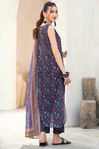 Design 4145 Rang Digital Printed Lawn Unstitched Collection