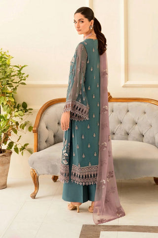 S 1209 Brush Green Safeera Luxury Chiffon Collection Vol 12