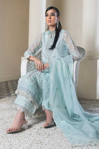 52 Powder Blue Rangreza Luxury Embroidered Collection