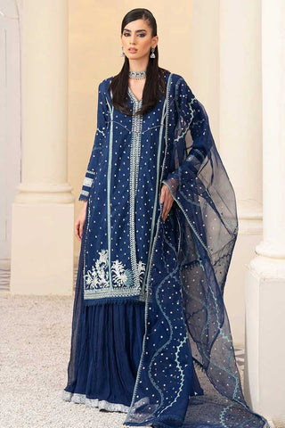 55 Sapphire Elegance Rangreza Luxury Embroidered Collection