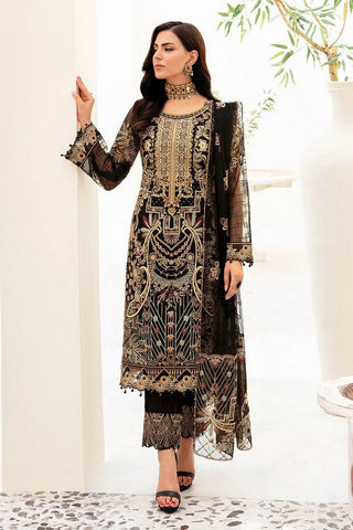 M 906 Minhal Embroidered Collection Vol 9