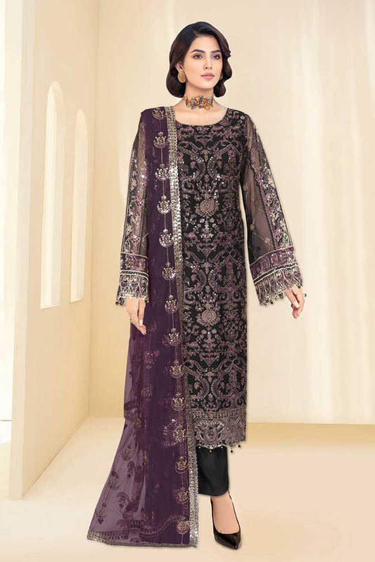 Picture of Ramsha - K 106 Kashish Weightless Chiffon Collection Vol 1 - Available at Raja Sahib