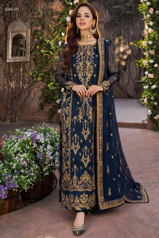 Picture of Asim Jofa - AJM 09 Mehr o Maah Festive Collection - Available at Raja Sahib