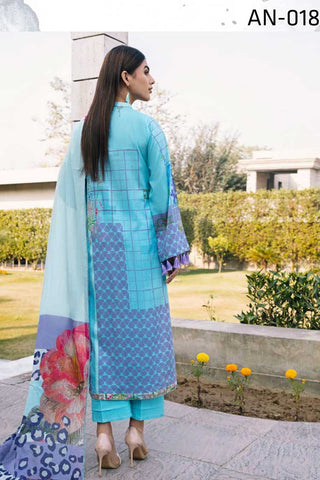 AN 18 Aniiq Embroidered Lawn Collection Vol 2