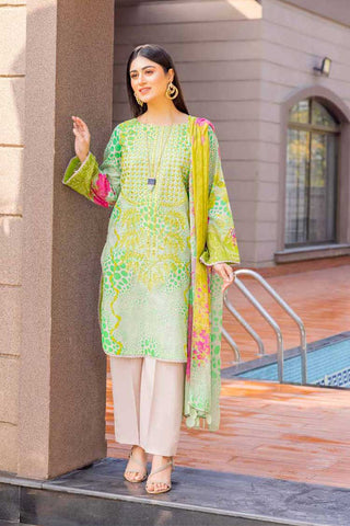 Design 01 Embroidered Lawn Collection Vol 1