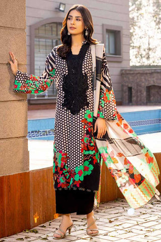 Design 02 Embroidered Lawn Collection Vol 1