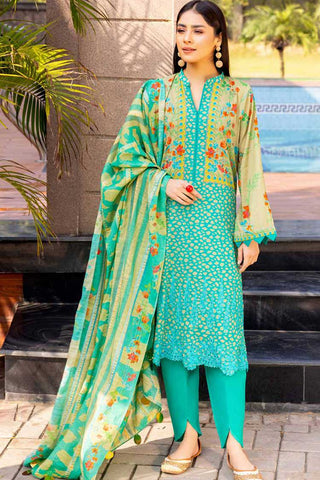 Design 04 Embroidered Lawn Collection Vol 1