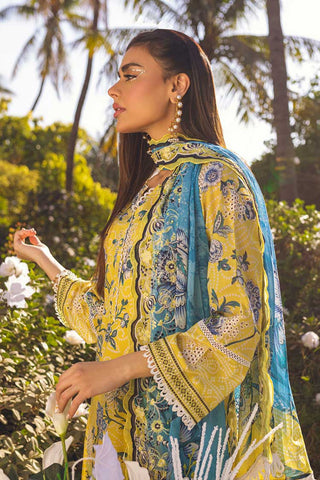 NSG 85 Gardenia Embroidered Printed Lawn Collection Vol 1