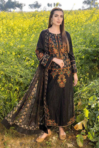 Look 01 Zard Palette of Love Lawn Chikankari Collection Vol 1