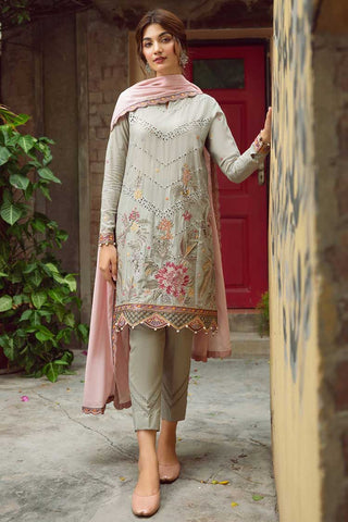 09 Shore Sand Iris Embroidered Lawn Collection