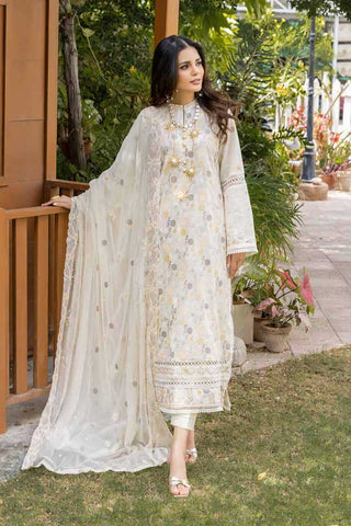 Design 401 Embroidered Lawn Collection