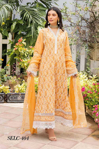 Design 404 Embroidered Lawn Collection