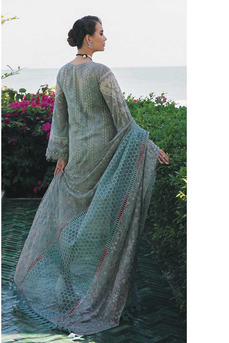 Picture of Nureh - NS 71 Maya Embroidered Swiss Lawn Collection - Available at Raja Sahib