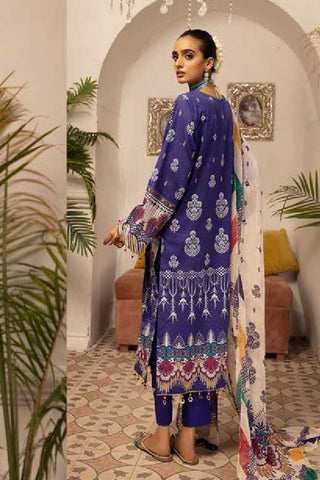 Design 343 Hand Made Embroidered Lawn Collection