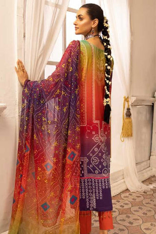 Design 345 Hand Made Embroidered Lawn Collection