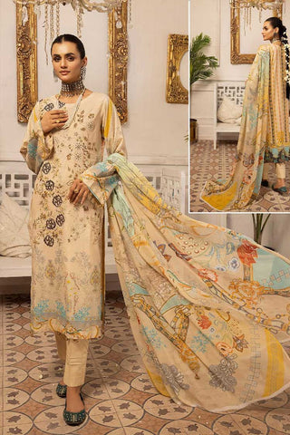 Design 347 Hand Made Embroidered Lawn Collection