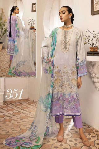 Design 351 Hand Made Embroidered Lawn Collection