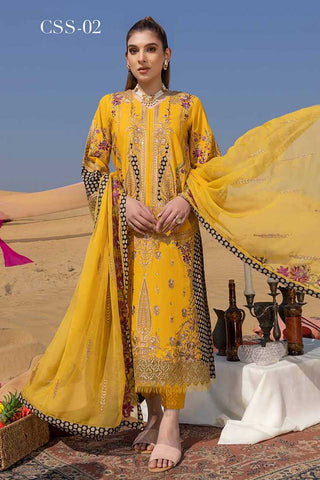 CSS 02 Dasht Premium Embroidered Lawn collection Vol 1