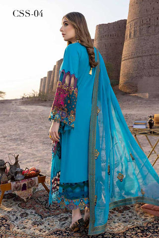 CSS 04 Dasht Premium Embroidered Lawn collection Vol 1