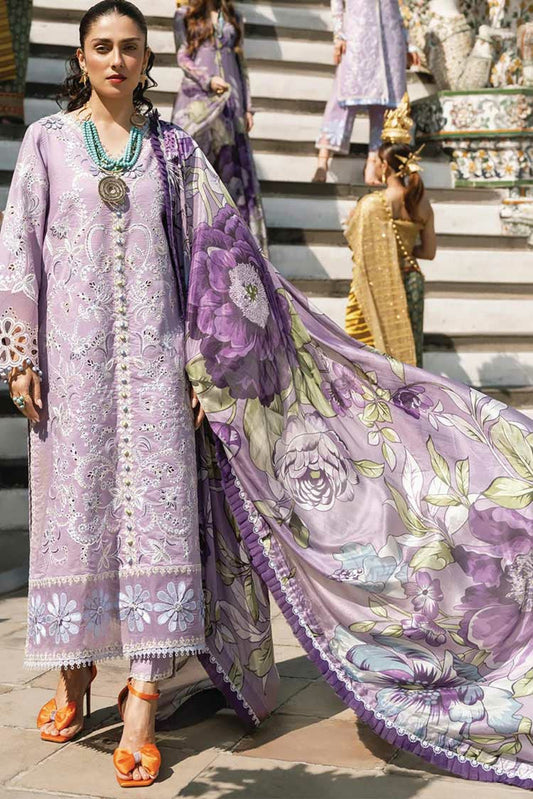 Picture of Mushq - MSL 23 03 Dao Lawana Luxury Lawn Collection - Available at Raja Sahib