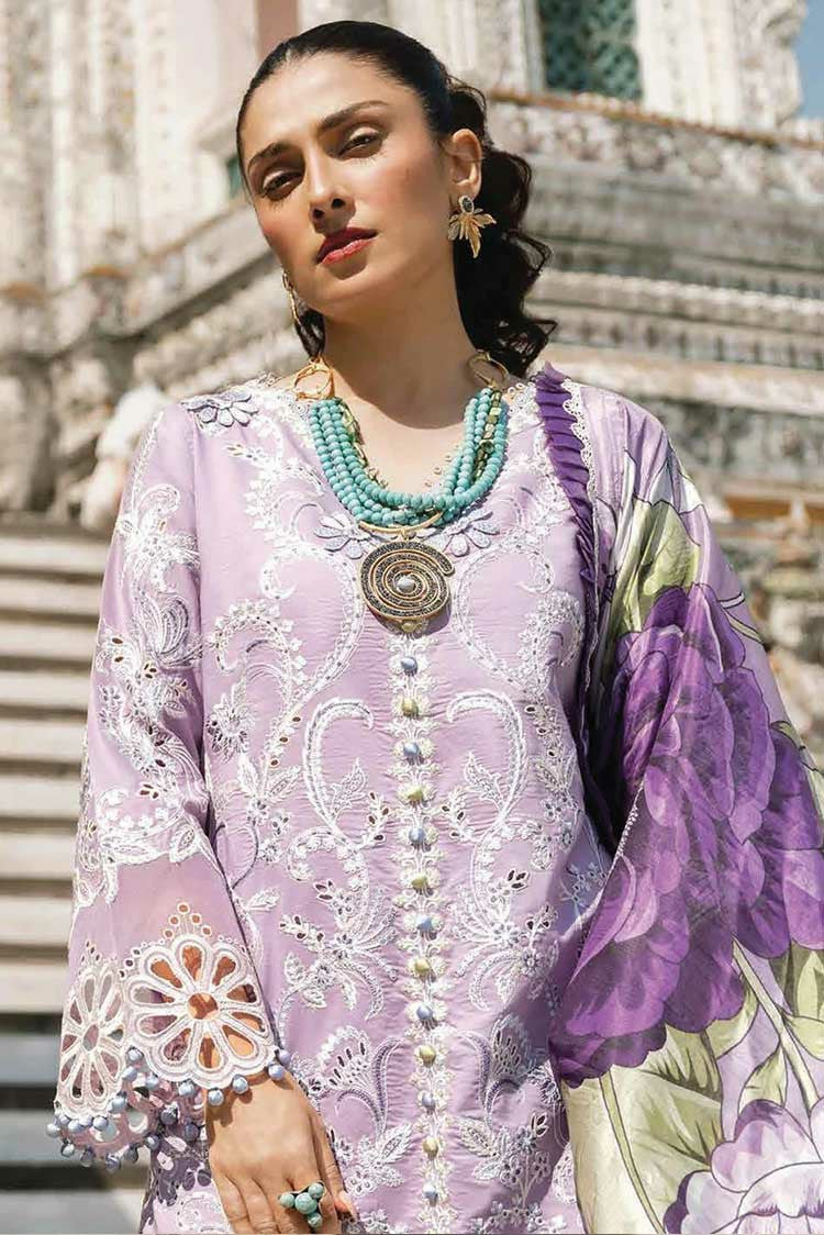 Picture of Mushq - MSL 23 03 Dao Lawana Luxury Lawn Collection - Available at Raja Sahib