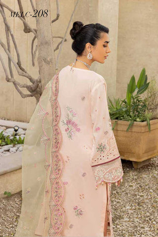 MELC 208 Embroidered Lawn Collection