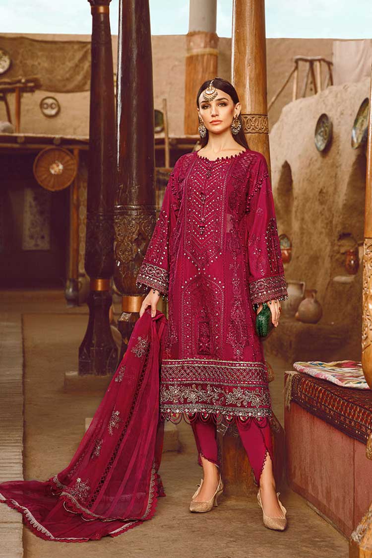 Picture of Maria B - Design 11B Voyage A Luxe Luxury Lawn Collection - Available at Raja Sahib