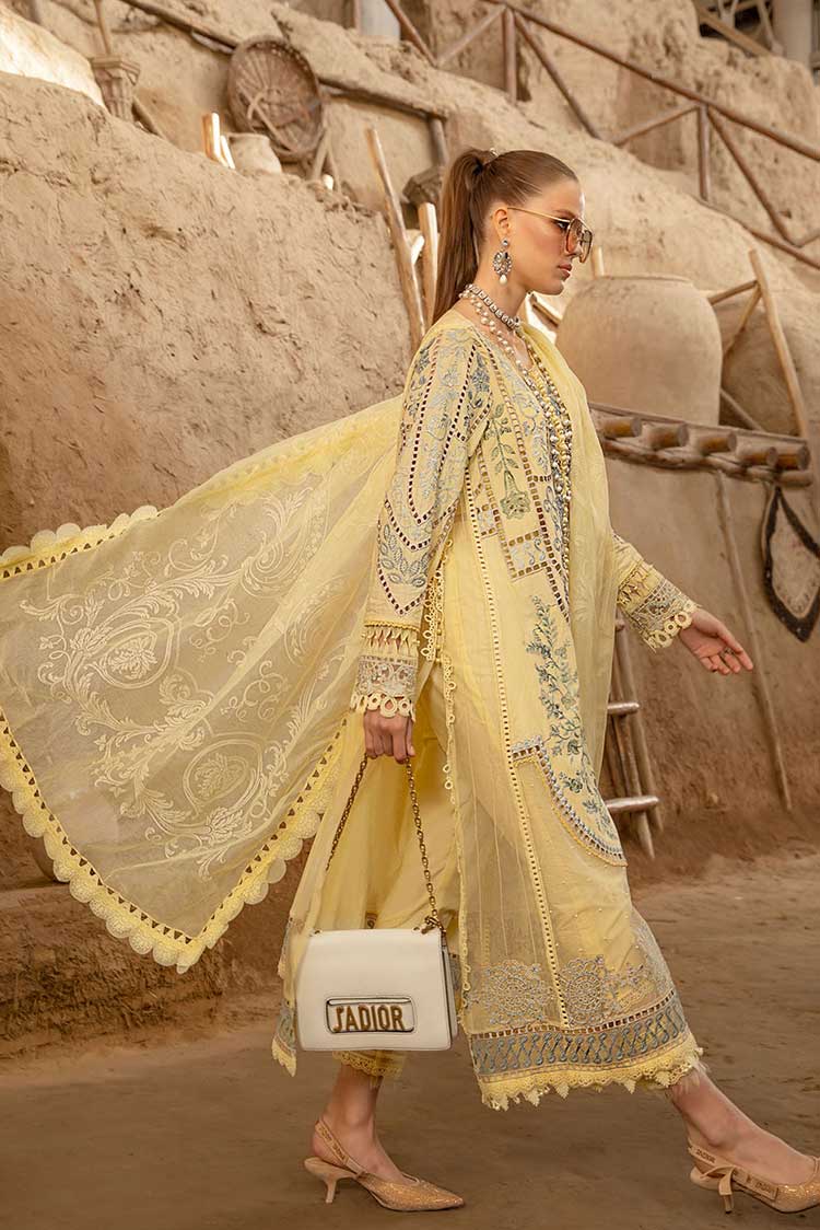 Picture of Maria B - Design 12A Voyage A Luxe Luxury Lawn Collection - Available at Raja Sahib