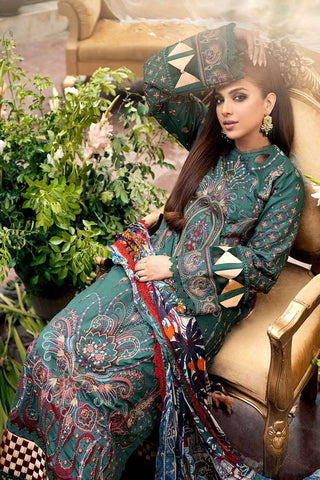 08 Emerald A Floral Dream Luxury Lawn Collection