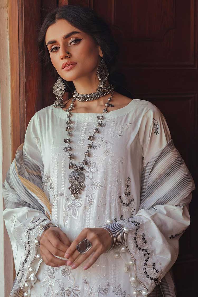 Picture of Shaista - SELC 251 Shahzal Embroidered Lawn Collection - Available at Raja Sahib