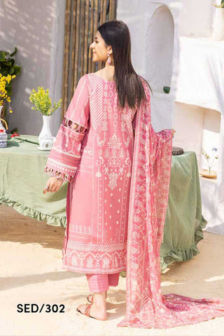 SED 302 Embroidered Dupatta Collection