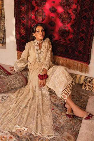 NS 74 Maya Embroidered Jacquard Slub Lawn Collection