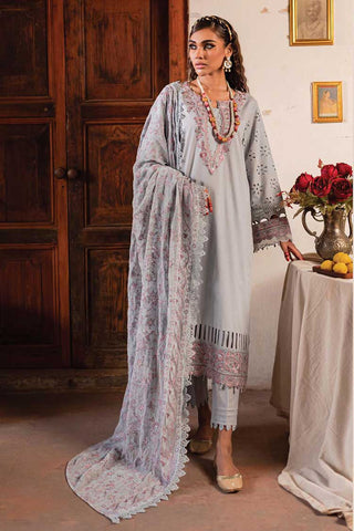 NS 79 Maya Embroidered Jacquard Slub Lawn Collection