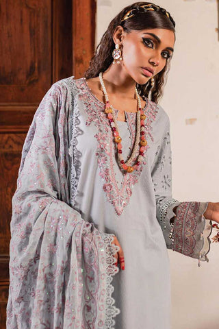 NS 79 Maya Embroidered Jacquard Slub Lawn Collection