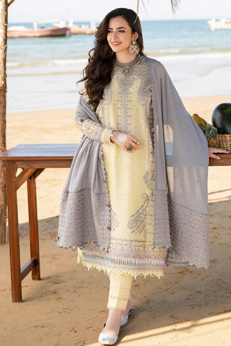 Picture of Jazmin - 04 Zareen Shahkaar Eid Festive Lawn Collection - Available at Raja Sahib